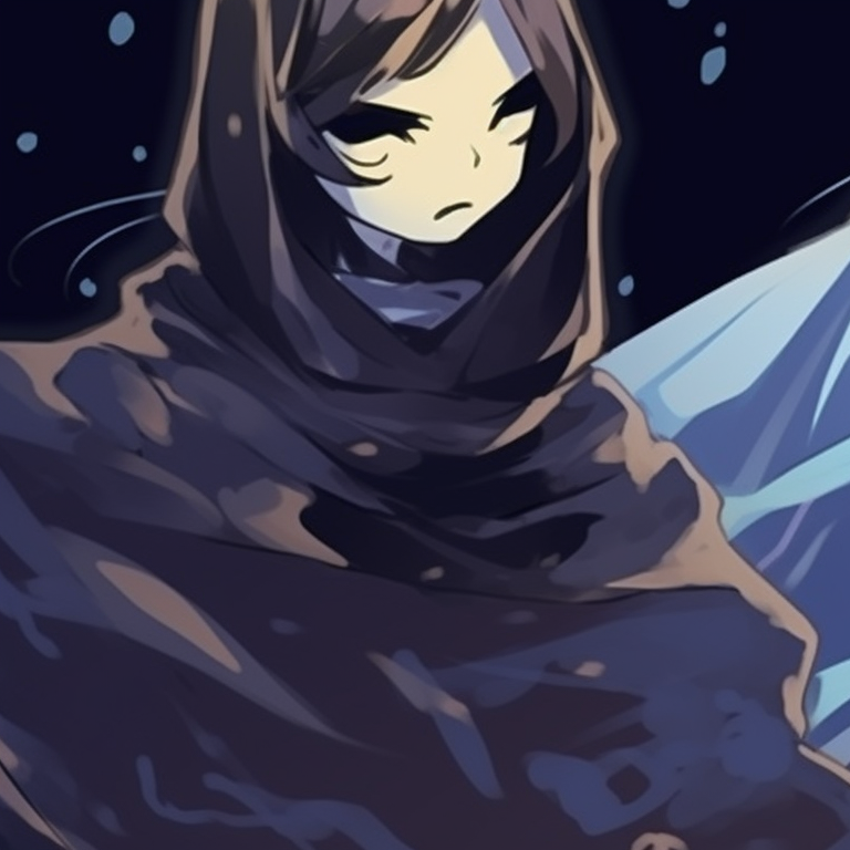 Two characters donned as vampires, drawn with sleek, exaggerated features against a bloody-red backdrop. halloween matching pfp in pop culture pfp for discord.