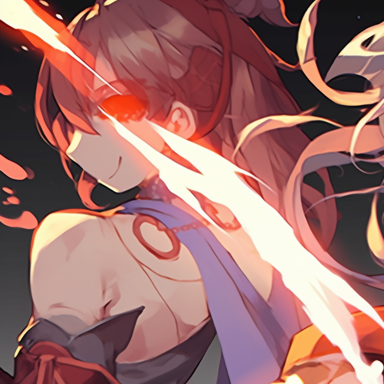 Two characters with wind elements, bright colors and intense expressions. trendy genshin matching pfp themes pfp for discord.