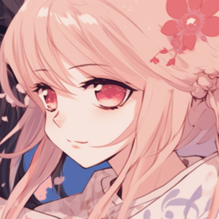 Two characters in a dream sequence, ethereal glow and serene color palette. matching pfp gif anime style pfp for discord.