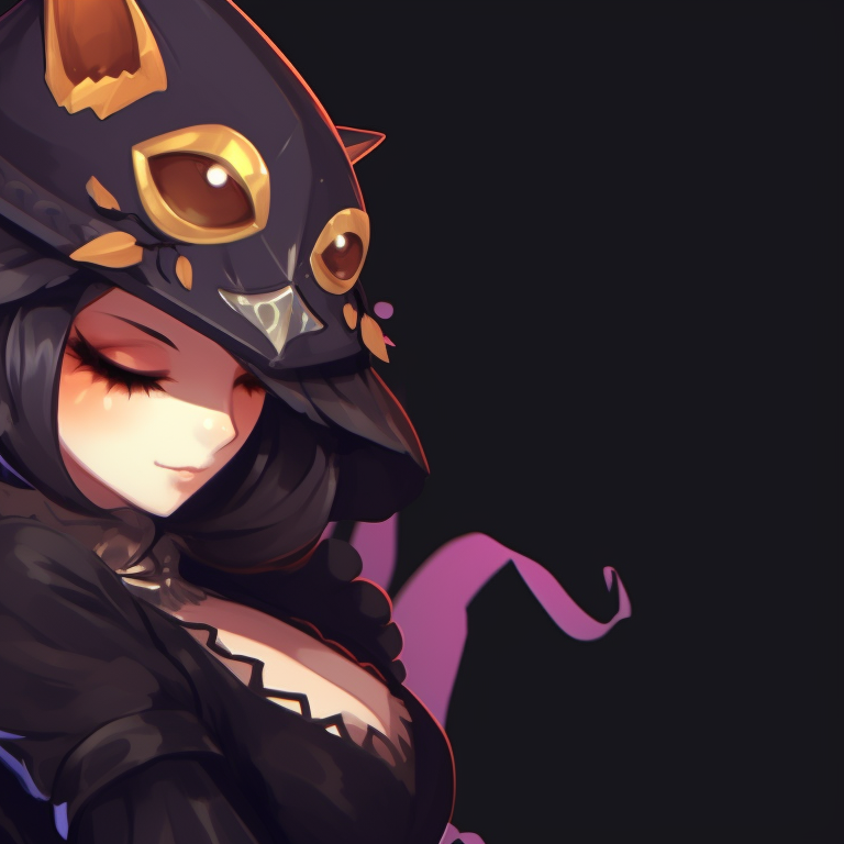 Two characters donned as amusing monsters, vibrant colors and anime-inspired styling. valorant matching pfp halloween theme designs pfp for discord.