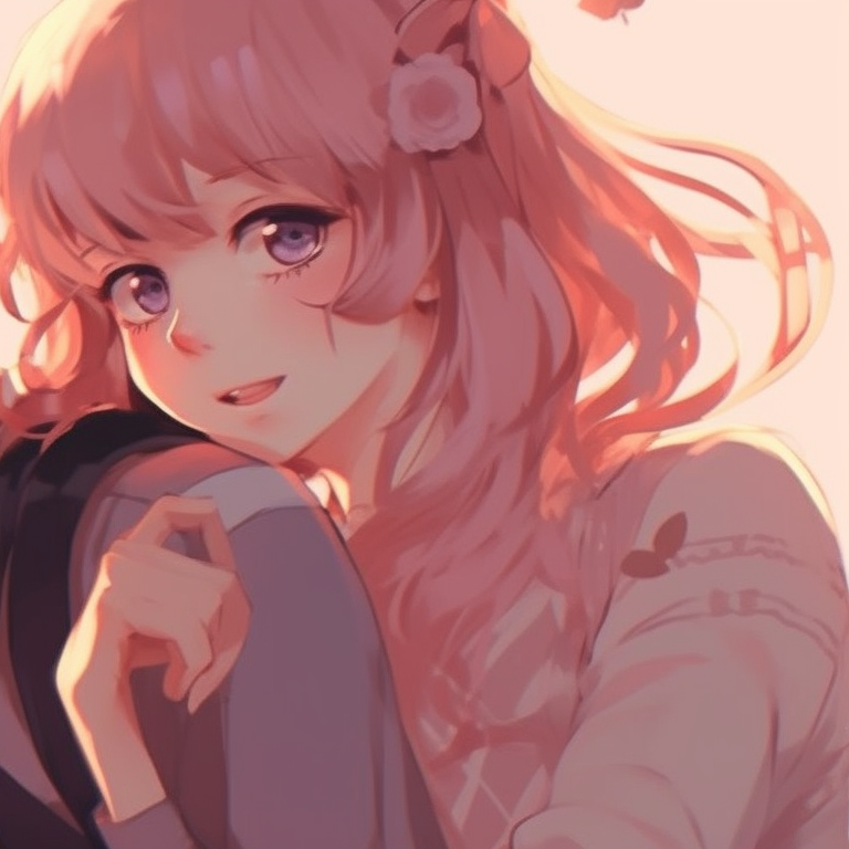 Two characters hovering in the sky, ghostly silhouette, cool palette with soft shading classic matching pfp couples pfp for discord.