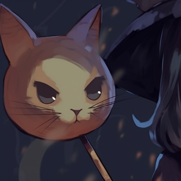 Close-up of two characters, gothic style, and high contrast shading. halloween pfp themes pfp for discord.