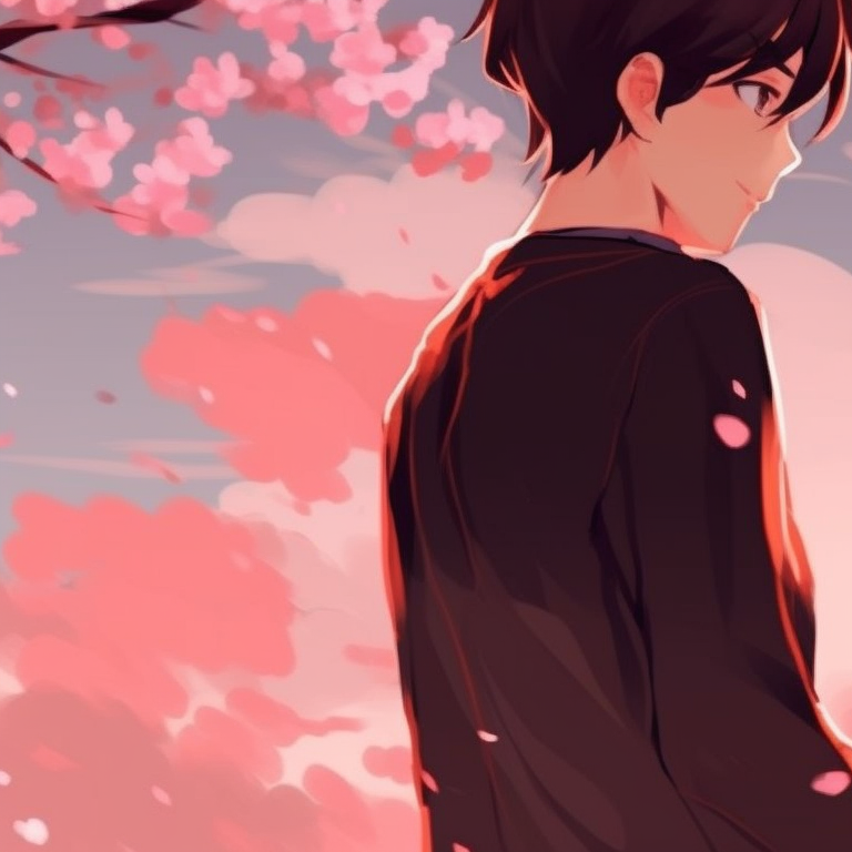 Two characters on a winter walk, muted colors with white and blue dominance, intimate views. fun cute matching pfp for couples pfp for discord.