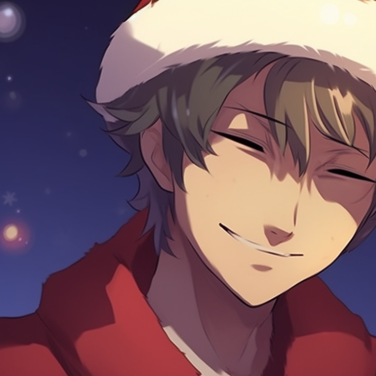 Characters donning reindeer antlers, soft color palette and whimsical expressions. best matching christmas themed pfp for 2023 pfp for discord.