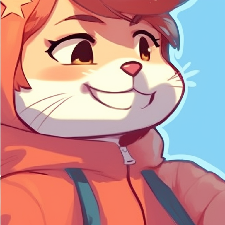 Two characters bumping into each other in a funny encounter, playful colors and soft shading. funny pfp for pairs pfp for discord.