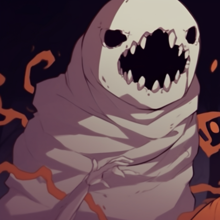 Two characters with a background of a graveyard, evoking a sense of loss. gloomy halloween - sad matching pfps pfp for discord.