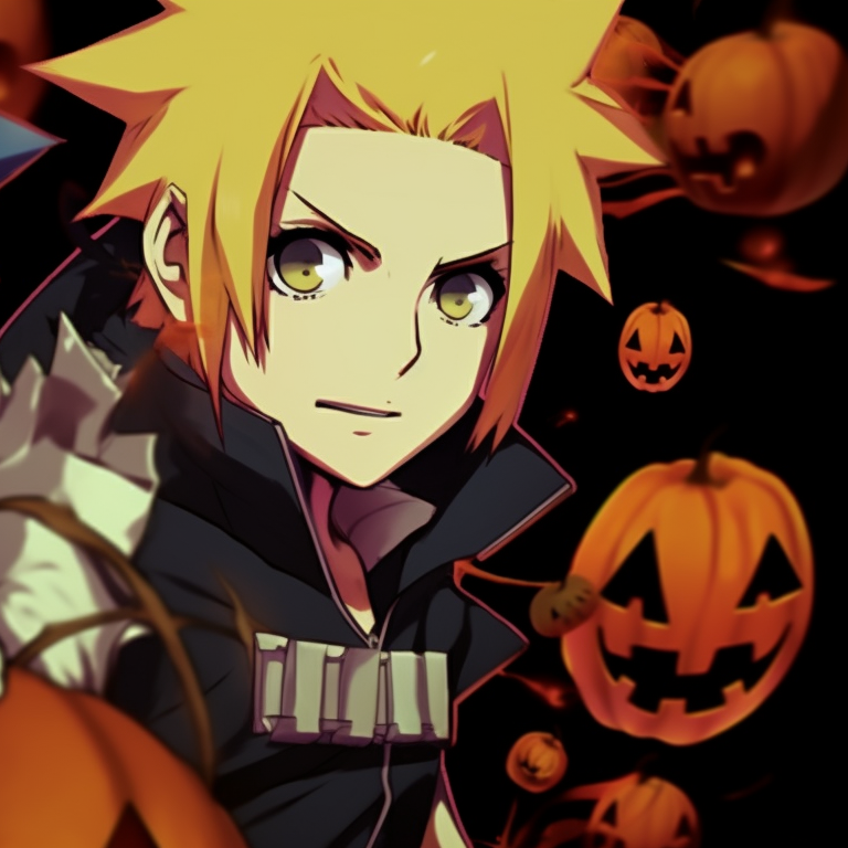 Silhouettes of Naruto and Sasuke against a moonlit backdrop, minimalist style and cool blue tones. jinchuriki halloween match pfp with naruto & sasuke pfp for discord.