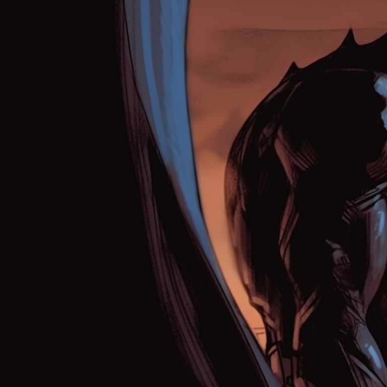 Classic comic style Batman and Catwoman, bold lines with vivid, flat color fill. batman and catwoman iconography pfp for discord.