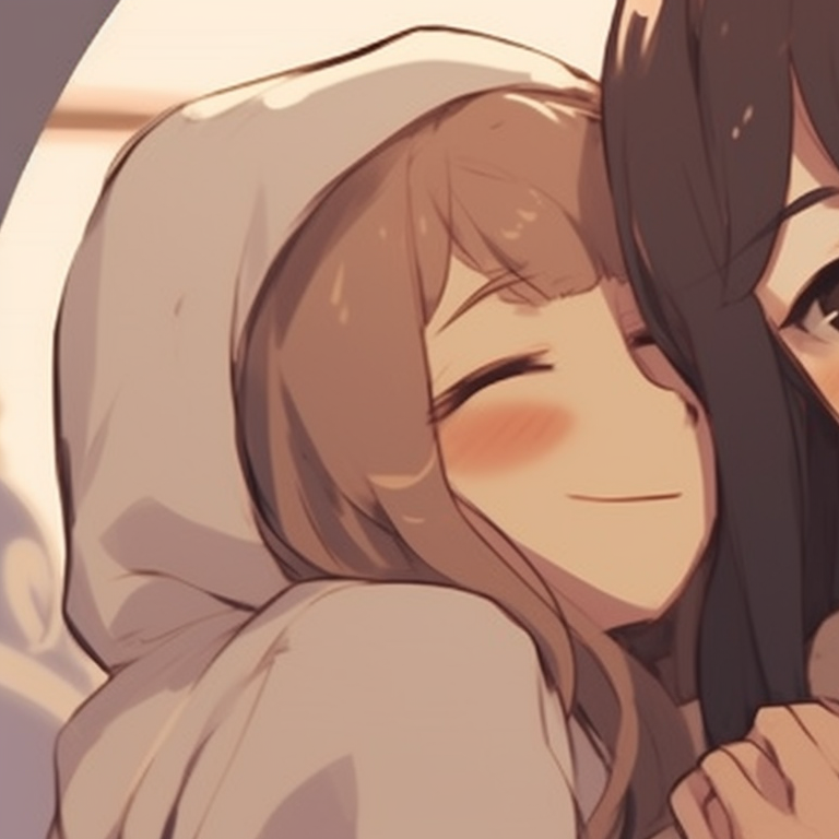 Two characters in a fighting stance, dramatic lighting and intense expressions. matching pfp ideas for best friends pfp for discord.