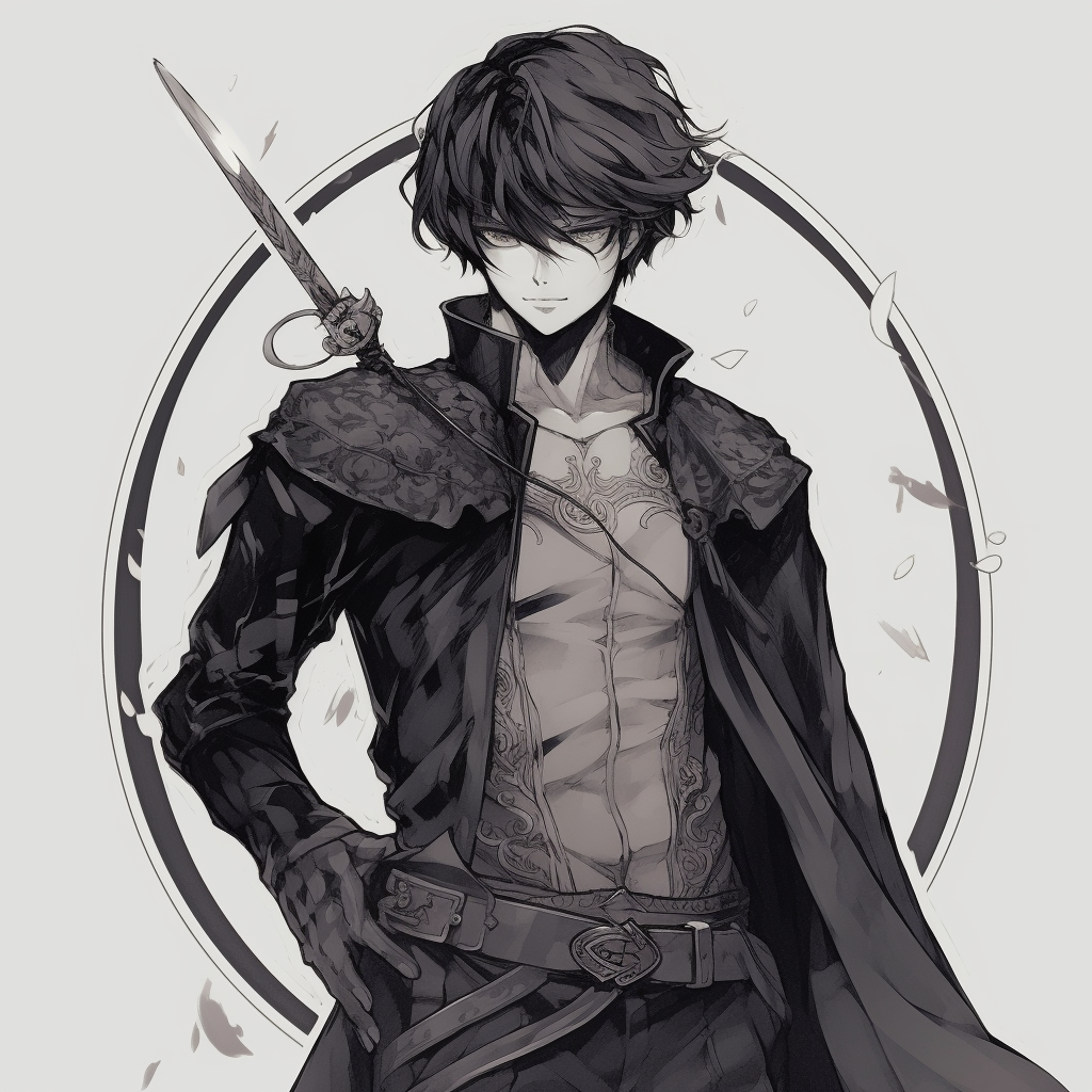 Close-up of a character in a combat stance, highlighting their facial emotion and detailed armor. anime male pfp ideas pfp for discord.