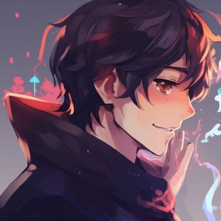 Two characters in a poignant pose, grayscale colors and heavy shading, spotlighting the emotion. ideal couple pfp matching pfp for discord.