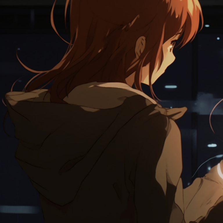 Two characters dressed in identical outfits, with matching accessories and sly smirks. matching pfp gifs for best friends pfp for discord.