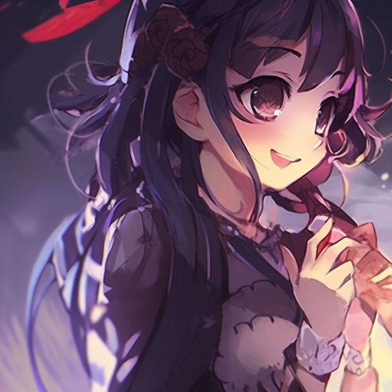 Two characters in a serene setting, with muted colors and peaceful expressions. anime themed pfps for 2 pals pfp for discord.