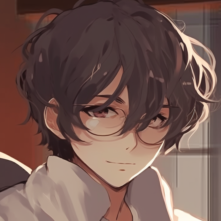 Two male characters in shadow, slightly blurred background and tranquil moonlight setting. bl matching pfp creator pfp for discord.