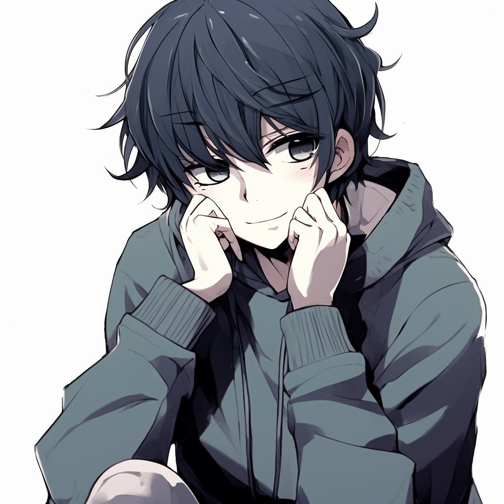 Anime girl in traditional school uniform, vibrant colors and attention to detail. anime pfp manga: boy vs girl