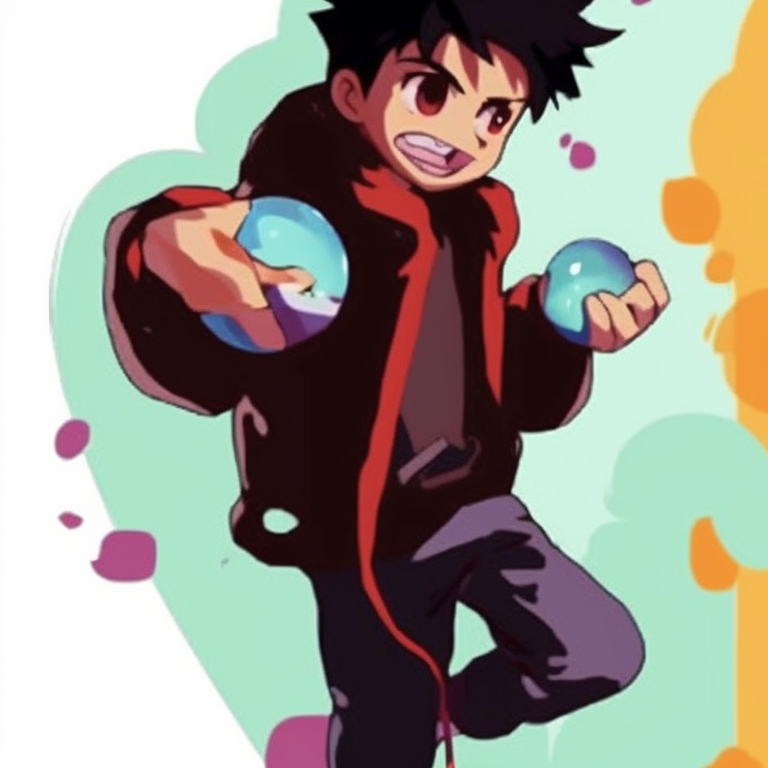 Two characters synchronized in movement, strong contrasts and dynamically angled. exciting matching pfp cartoon pfp for discord.