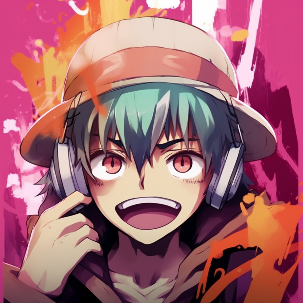 Image of Luffy from One Piece with an open mouth, highlighting his unique facial features and comic touch. top anime pfp funny pfp for discord.