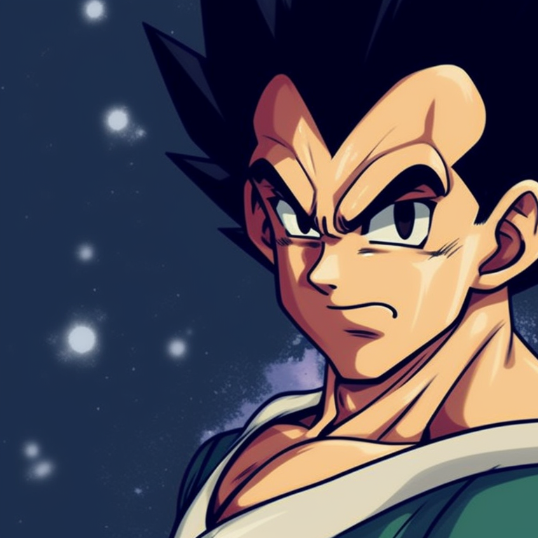 Bulma and Vegeta together, playful expressions and holiday decor, punctuated by lively colors. christmas dragonball bulma and vegeta aesthetic pfp pfp for discord.