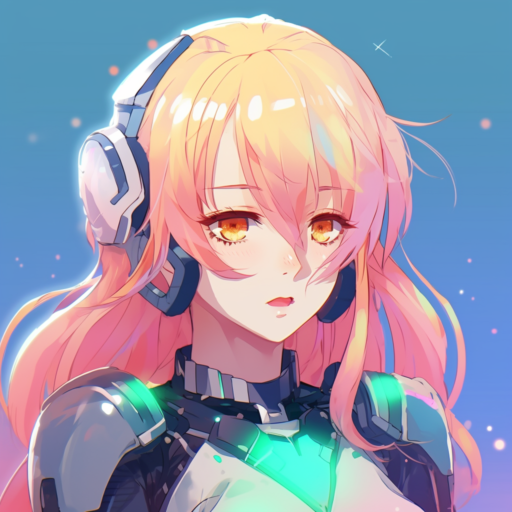 Anime girl with a dreamy aesthetic, pastel colors and soft lighting effects. anime pfp aesthetic girl concepts