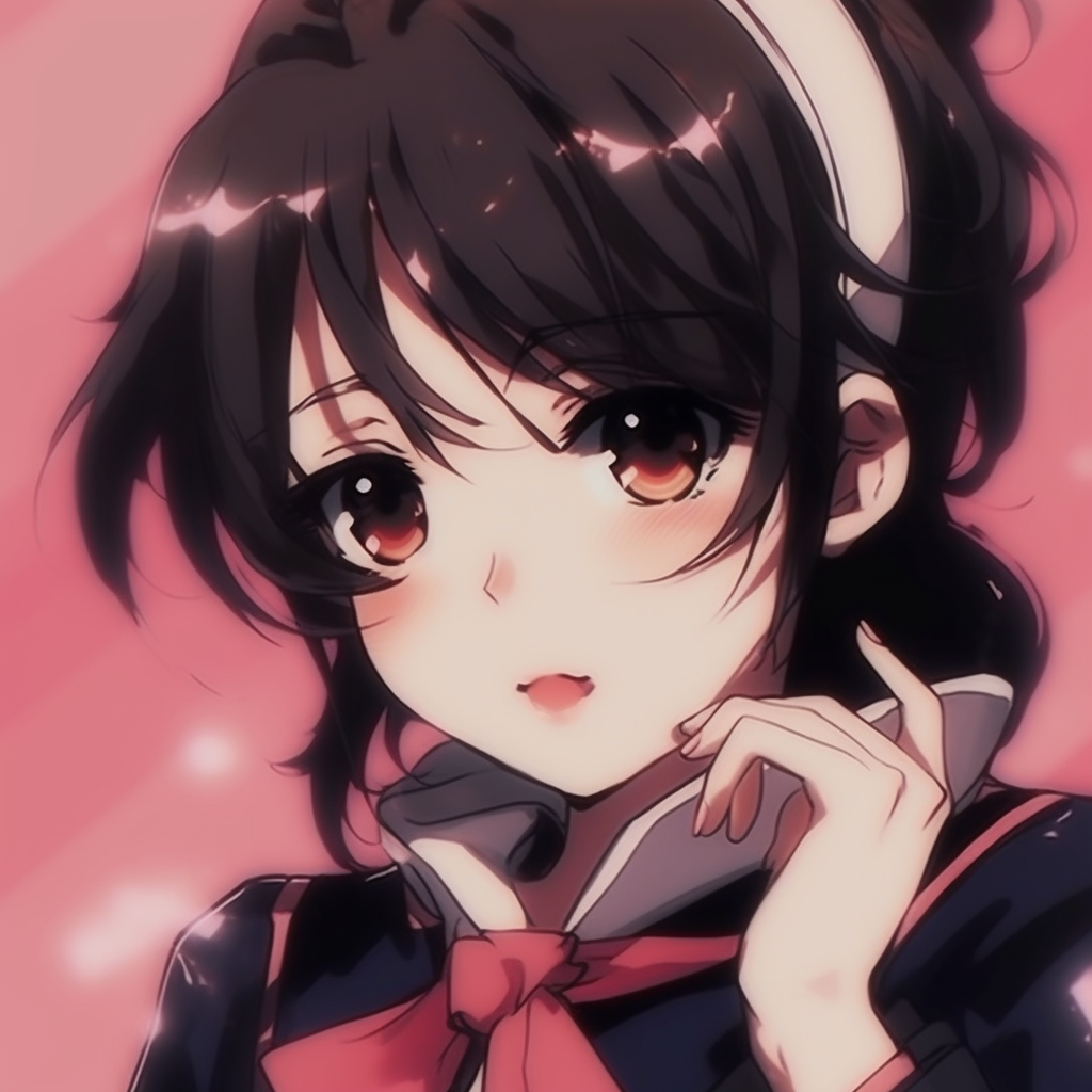 Sailor Moon (Haruka) portrayed in the Y2K aesthetic, utilising signature color palette and simplified lines. girl y2k anime pfp