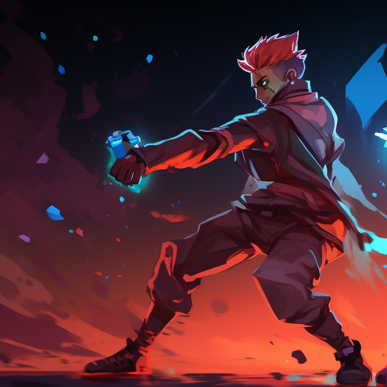 Two characters, detailed mechanical weaponry and urban backdrop, in the midst of a firefight. valorant matching pfp characters pfp for discord.