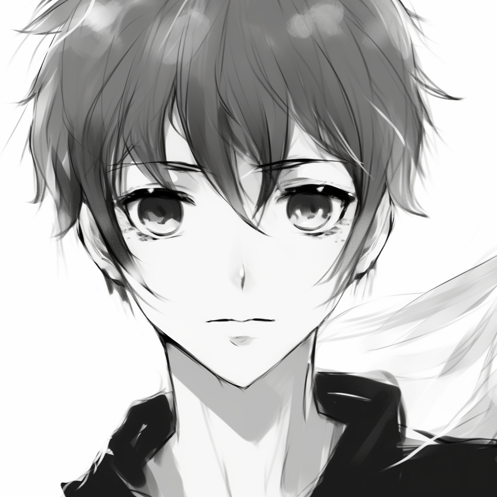 Anime Profile Picture Black and White on Hero: Anime Profile Picture Black and White