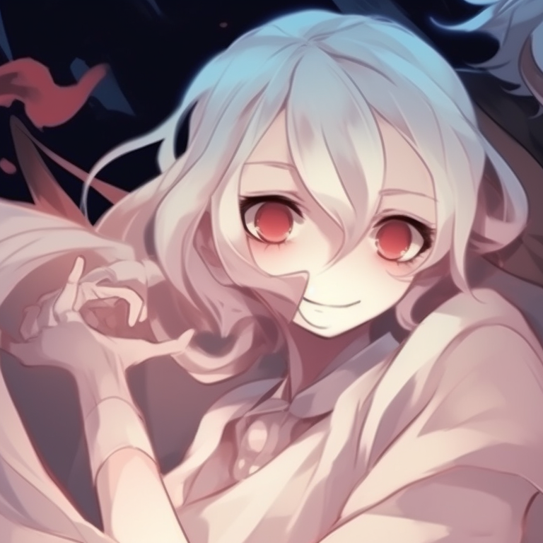 Two characters with witch outfits, dark color palette with splashes of bright tones, casting a spell together. matching pfp for discord halloween theme: spooky pfp for discord.