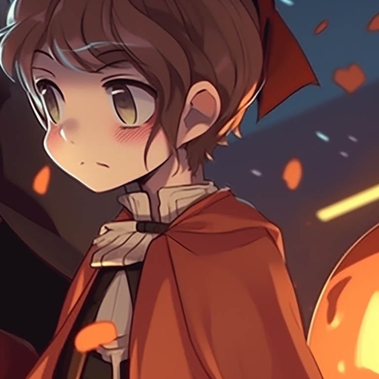 Beloved droid characters in complete Halloween attire, bright colors and crafted with a playful take. star wars matching pfp halloween themed characters pfp for discord.