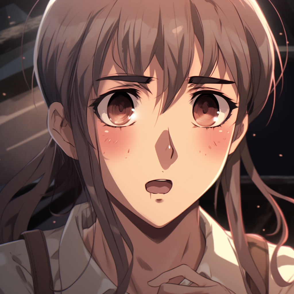 Eren Yeager from Attack on Titan, intense expression and fine detailing. 512x512 anime pfp image converter