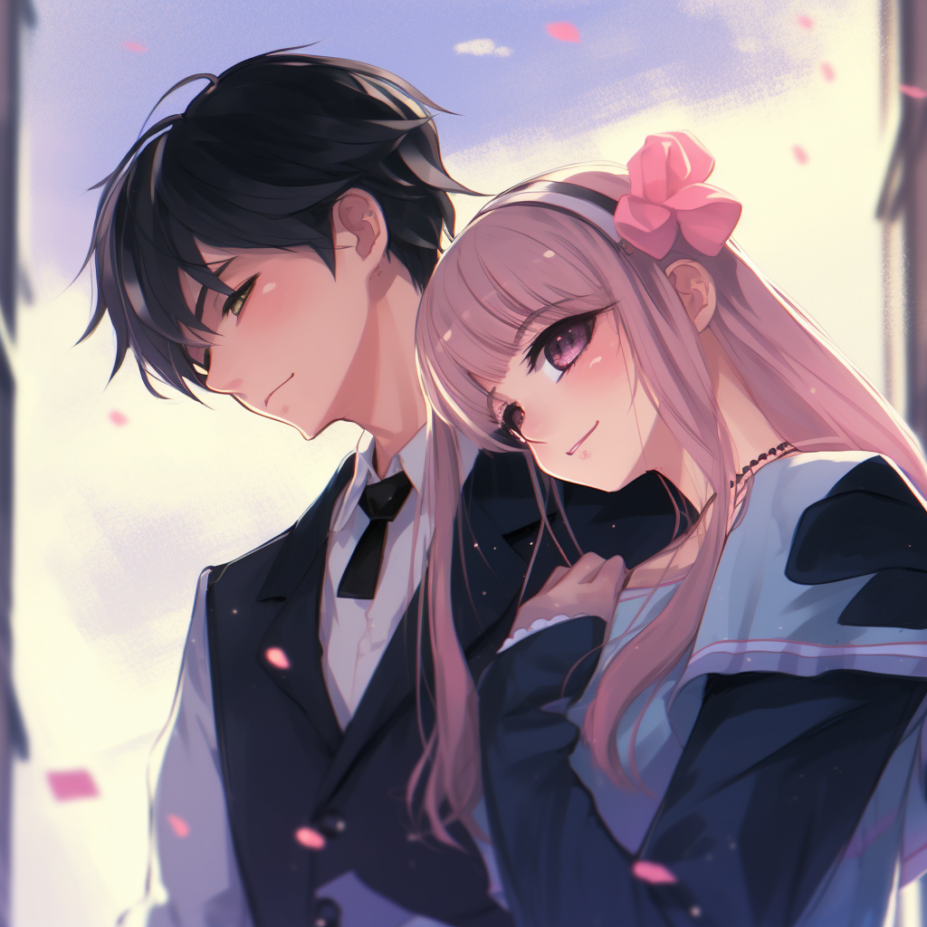 Sailor Moon and Tuxedo Mask posing together, dynamic composition and bold lines. impressive anime couple pfp