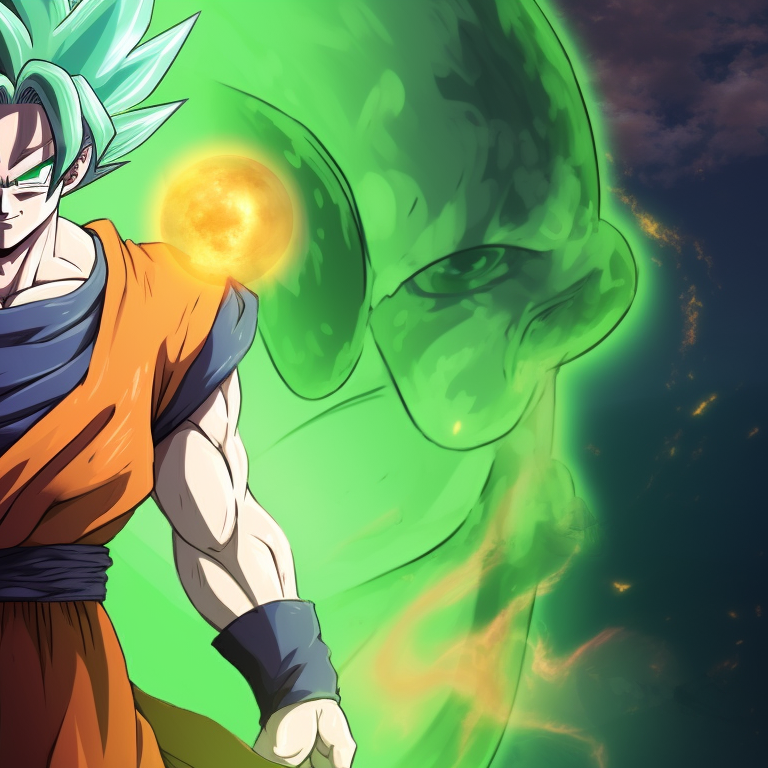 Trunks character dressed as Dracula, with bold lines and intense expressions. dragon ball z matching pfp halloween style pfp for discord.