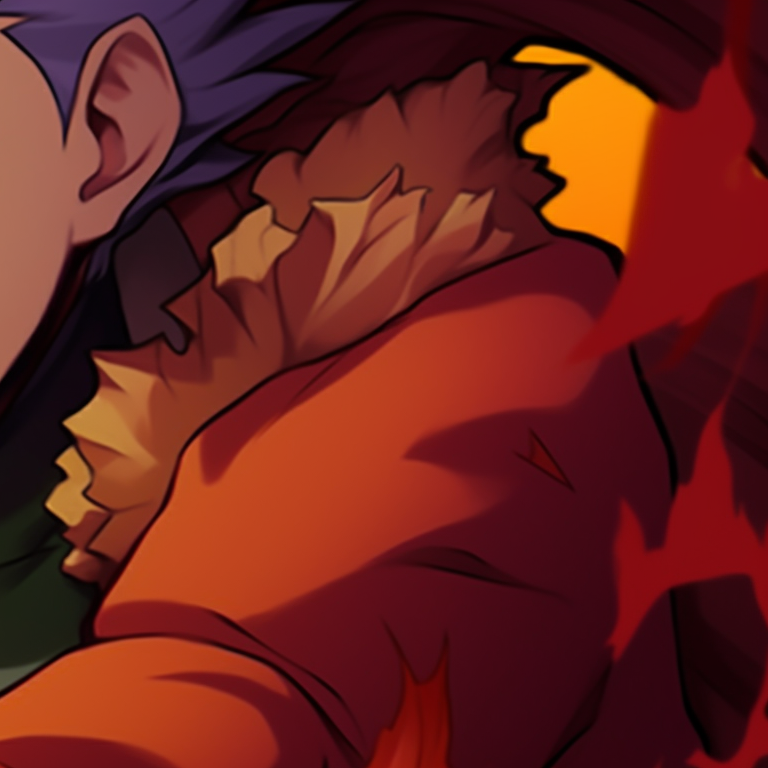 Two characters dressed as monsters with vibrant colors, matching profile picture showing a playful interaction. hunter x hunter matching pfp halloween theme ideas pfp for discord.