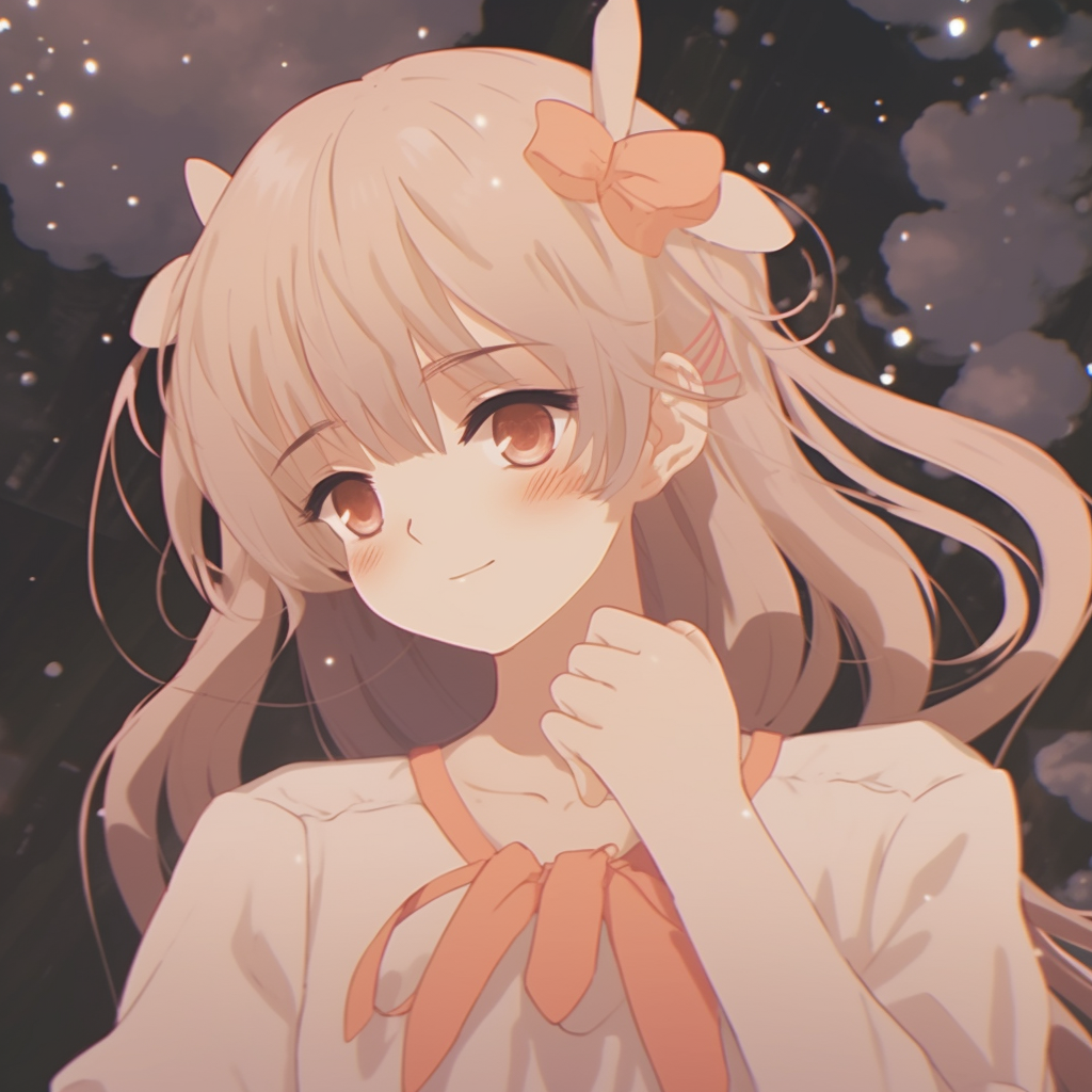 Adorable Chibi version of Sailor Moon, simple design and vibrant hues. pfp aesthetic anime pfp for discord.