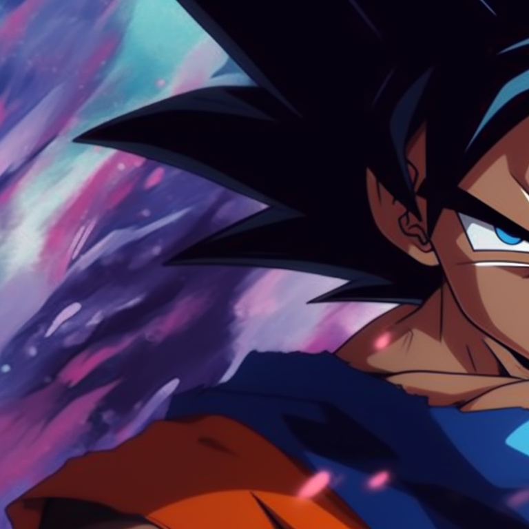 Two characters standing back-to-back, dynamic lines and high contrast colors. goku and vegeta matching pfp showcase pfp for discord.