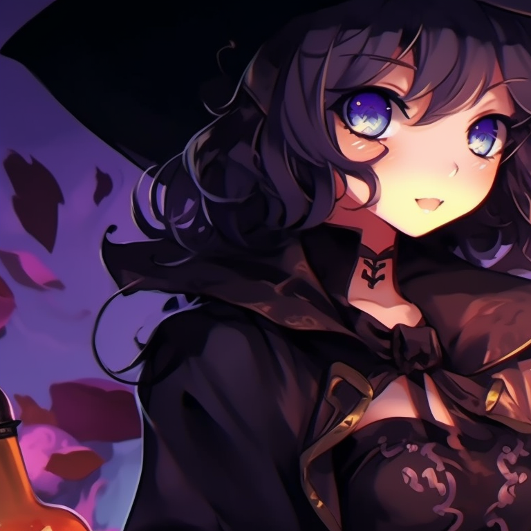 Two characters seemingly phase through each other, ethereal aura, and glowing facial details. dark matching pfp halloween theme artistic pfp for discord.