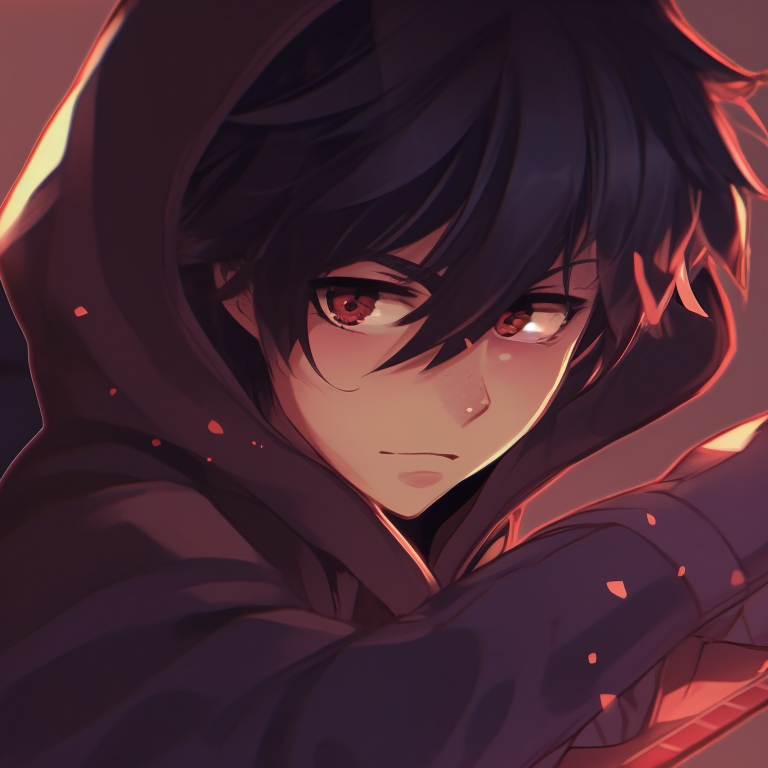 Two characters, colorful attire and mystical background, embarking on an adventurous journey. anime boy-girl matching pfp pfp for discord.