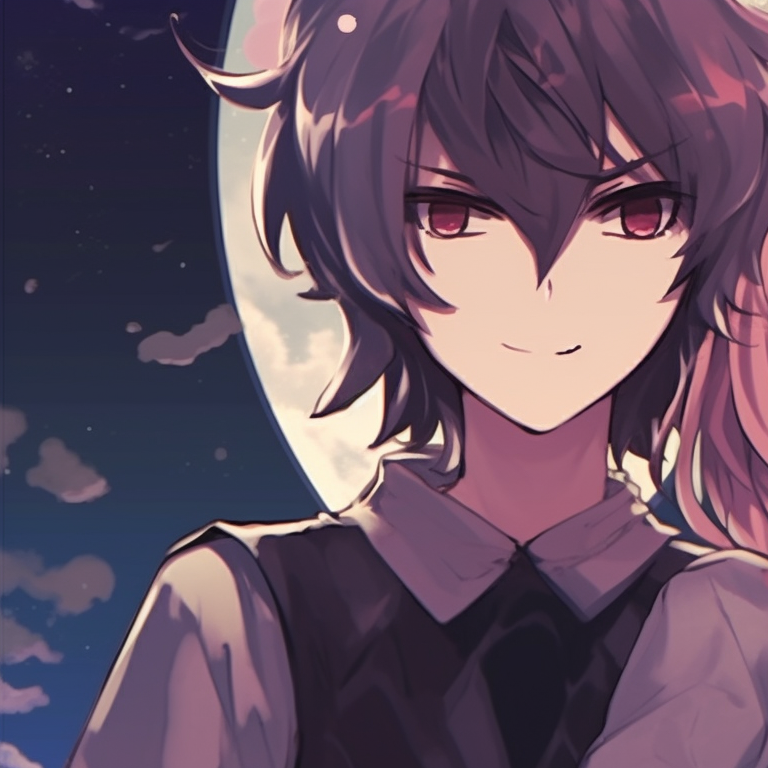 Two characters ghoulish get-ups, intense expressions with complex backdrops. oshi no ko character-inspired halloween pfp pfp for discord.