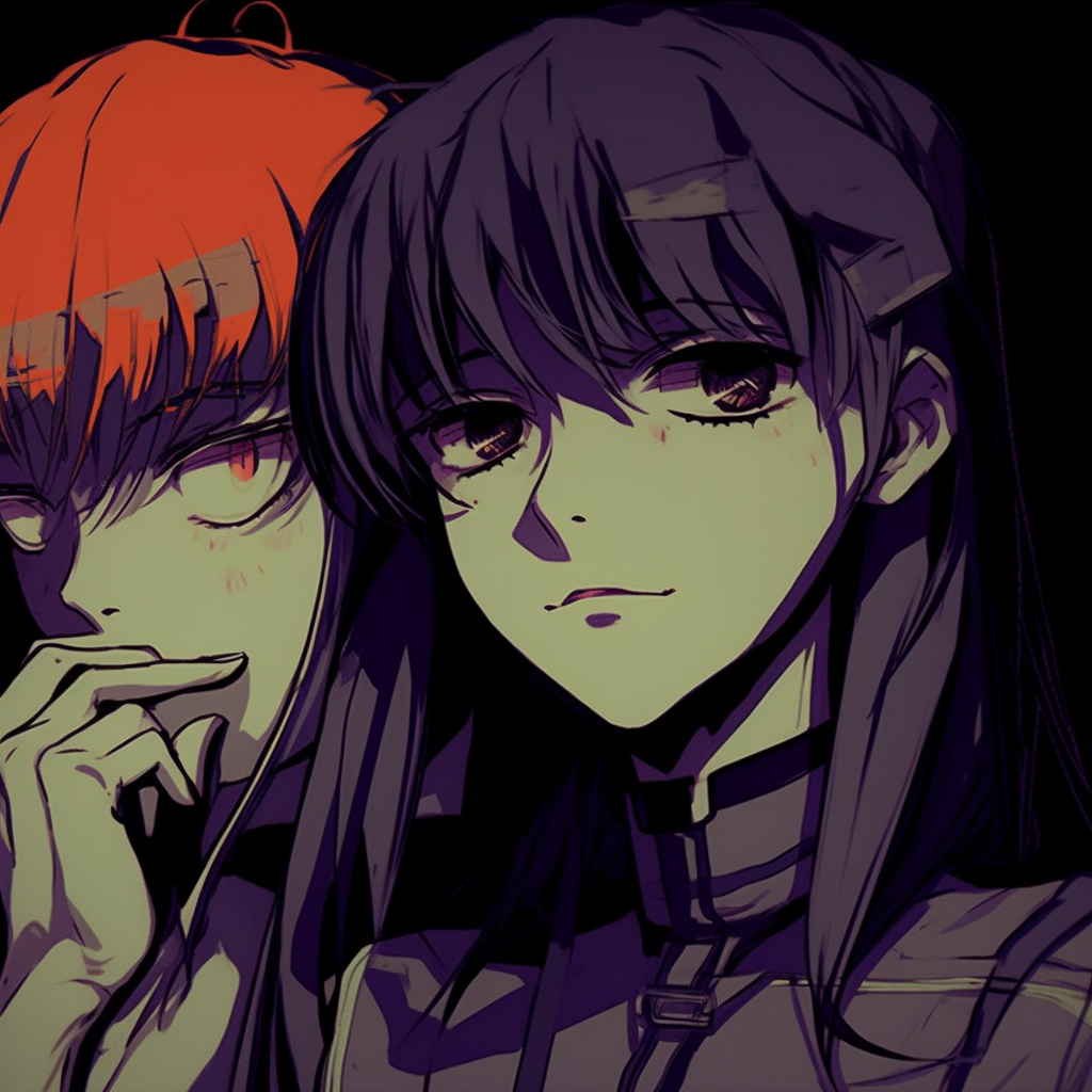 Rei Ayanami shown in grunge art form, mild color palette with sketched outlines. anime inspired grunge aesthetic pfp pfp for discord.