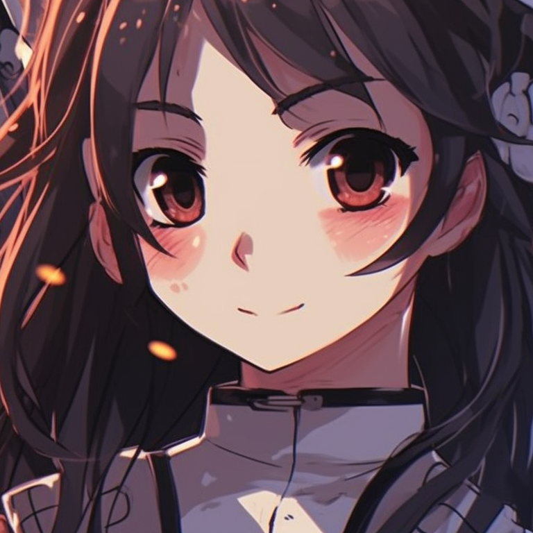 Two characters among blooming flowers, vivid colors and detailed flora designs, sharing a fond look. best friends forever matching pfp pfp for discord.