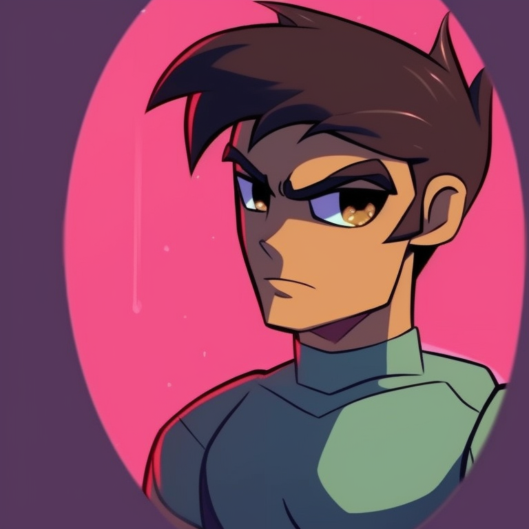 Two characters, soft shading and melancholic poses, under a gloomy sky. exciting matching pfp cartoon pfp for discord.