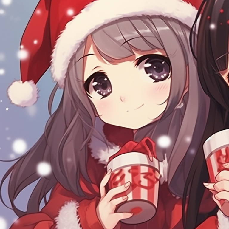 matching christmas anime girl pfp, aesthetic matching pfp ideas on Hero: matching christmas anime girl pfp, aesthetic matching pfp ideas