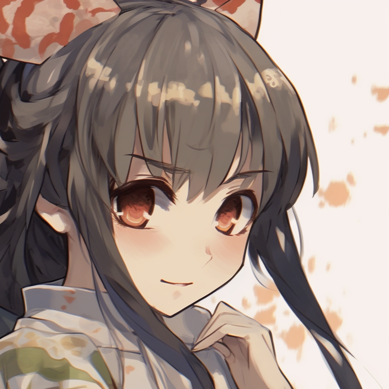 Two characters holding hands at twilight, mixture of warm and cool colors. anime themed matching pfp pfp for discord.