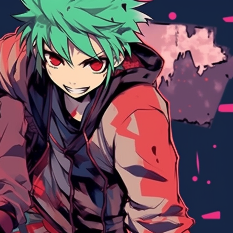 Two characters, one brooding, one grinning, Christmas graffiti in the background, bold lines and heavy shadows. punk rock christmas profile pictures pfp for discord.