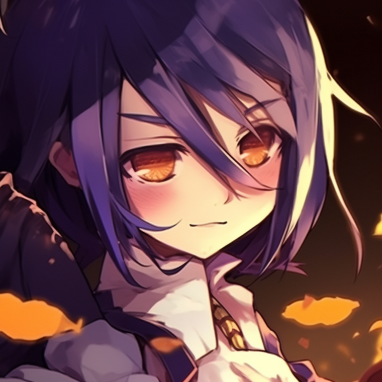 Shinobu and Giyuu in Halloween attire, soft lighting and emphasis on their interactions. diy halloween themed matching pfp for shinobu and giyuu pfp for discord.