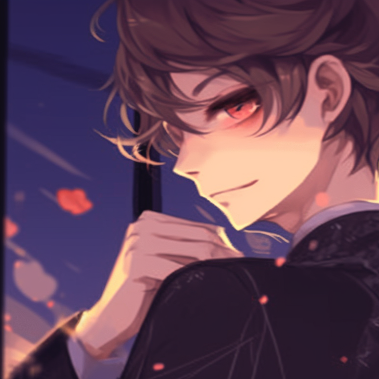 Two characters in magical outfits, sparkling details and rich colors. shojo anime matching pfp couple pfp for discord.