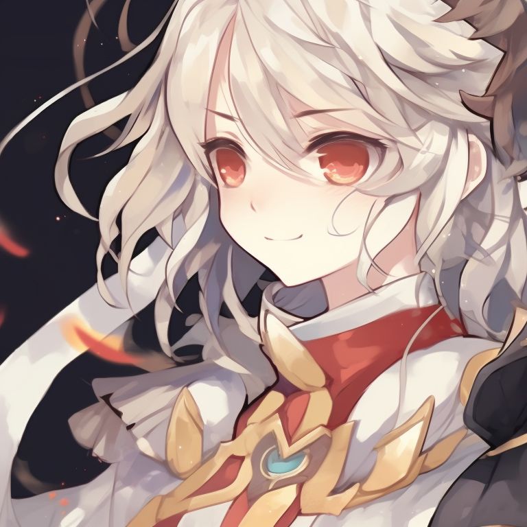 Two characters, adorned as guardians, transcendent aura and ethereal details. genshin matching pfp with unique looks pfp for discord.