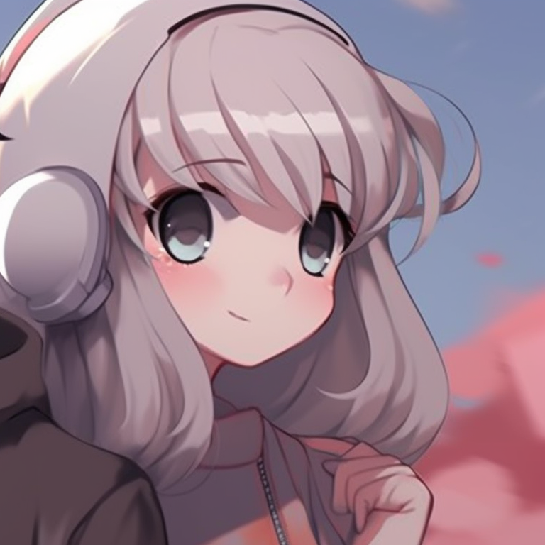 Two anime characters in casual outfits, cheery expressions and brightly colored background. friendship match pfp ideas pfp for discord.