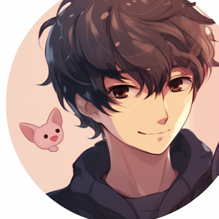 Two characters in a loving embrace, popping colors and dazzling backgrounds. adorable cute matching pfp for your better half pfp for discord.