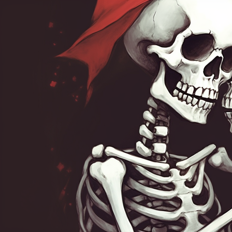 Close-up of two skeleton characters wrapped in Christmas lights, detailed structure and warm luminescence. cute pfps of kissing skeletons - christmas edition pfp for discord.