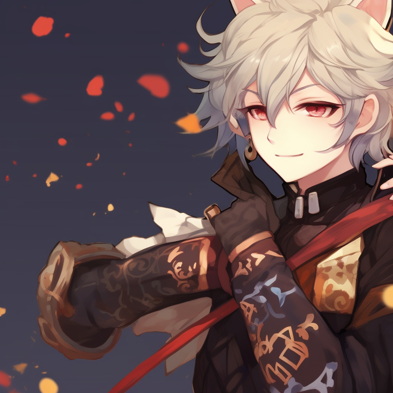 Two characters, varied terrain and cool colors, walking into the horizon. genshin impact matching pfp styles pfp for discord.